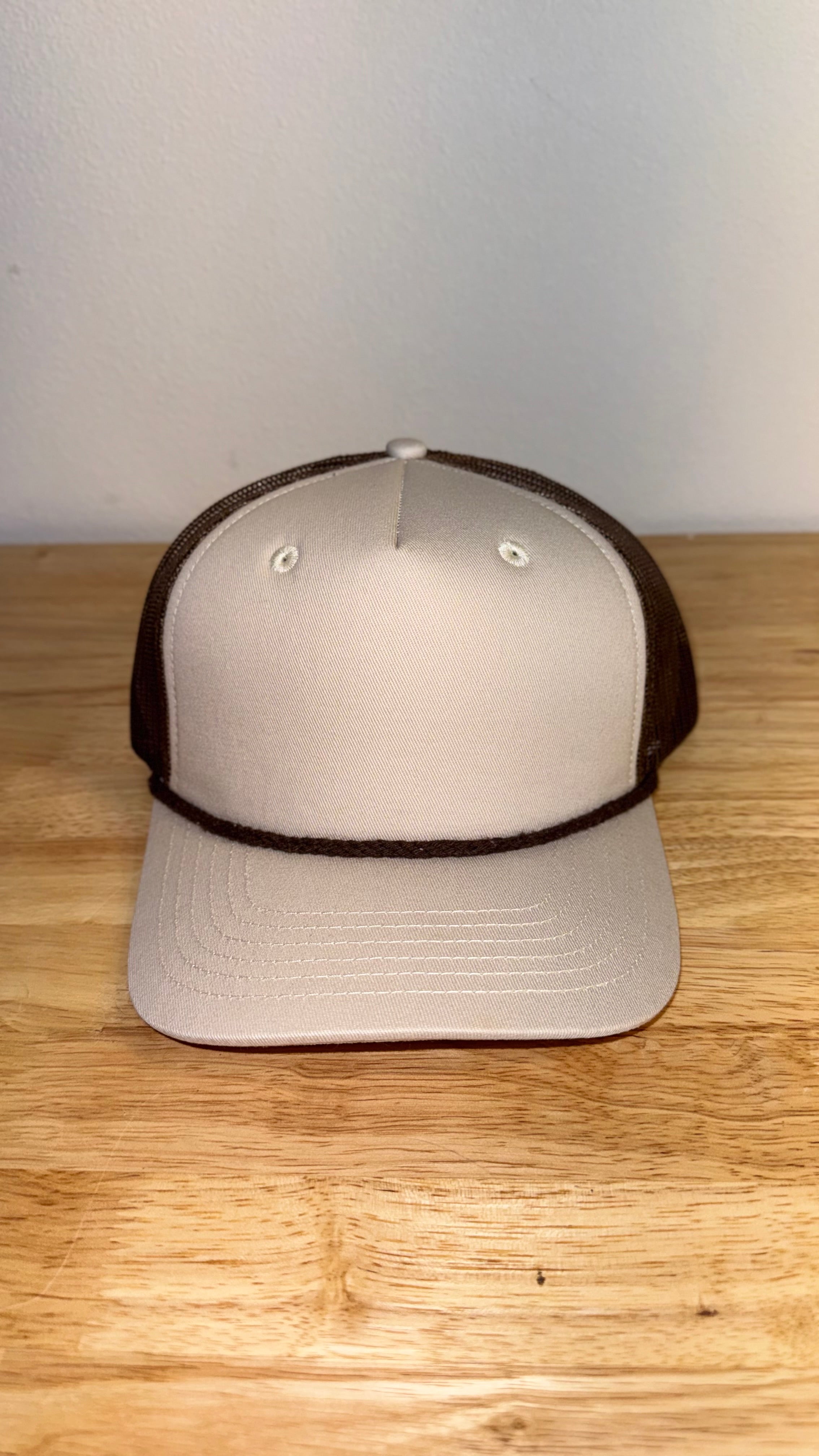 Sand and chocolate hat blank