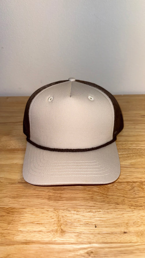 Sand and chocolate hat blank